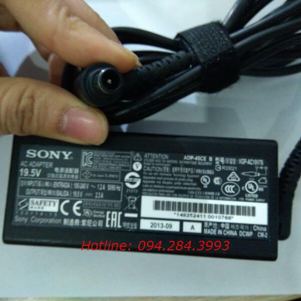Sạc laptop Sony 19.5V 2.3A 45W
